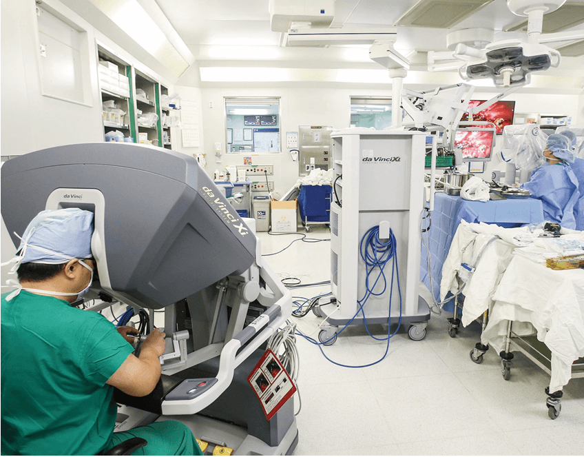 Robot da Vinci tại Asan Medical Center
